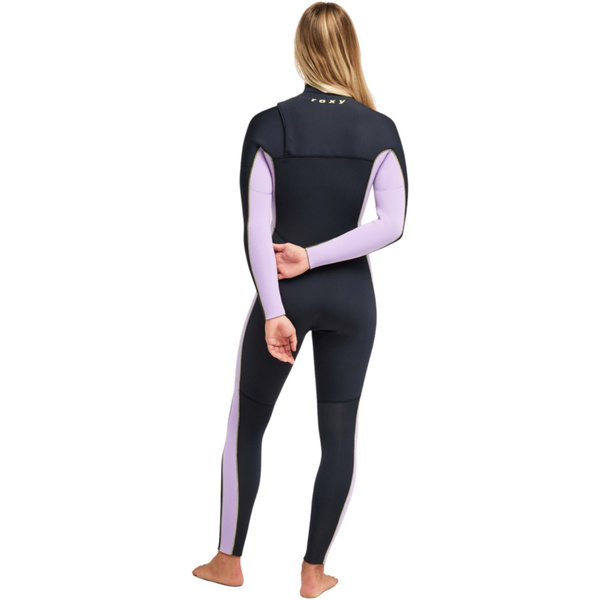 2026 Roxy Womens Rise Natural 4/3mm Chest Zip Wetsuit 26BW213507 - Viola
